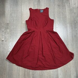 MODCLOTH Red Sleeveless Dress Size 1X
